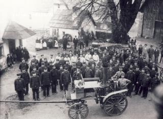 Unterloibl Feuerwehr - Kärnten - alte historische Fotos Ansichten Bilder Aufnahmen Ansichtskarten 