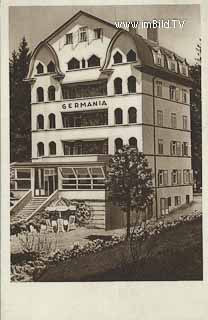 Hotel Pension Germania - Klagenfurt Land - alte historische Fotos Ansichten Bilder Aufnahmen Ansichtskarten 