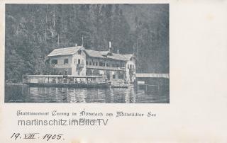 Döbriach, Etablissement Czerny - Kärnten - alte historische Fotos Ansichten Bilder Aufnahmen Ansichtskarten 