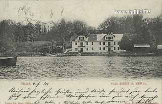 Velden - Villa Bürger und Martha - Velden am Wörther See - alte historische Fotos Ansichten Bilder Aufnahmen Ansichtskarten 