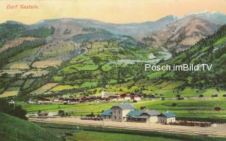 Tauernbahn Nordrampe, Bahnhof Dorfgastein - Sankt Johann im Pongau - alte historische Fotos Ansichten Bilder Aufnahmen Ansichtskarten 