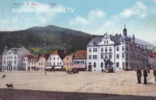 Bruck an der Mur Hauptplatz - Steiermark - alte historische Fotos Ansichten Bilder Aufnahmen Ansichtskarten 