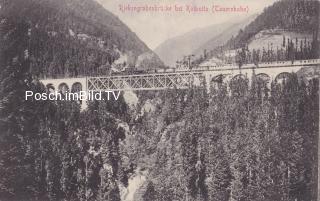 Riekengrabenbrücke bei Kolbnitz - Kärnten - alte historische Fotos Ansichten Bilder Aufnahmen Ansichtskarten 