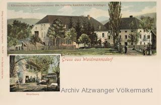 Klagenfurt Waidmannsdorf, Steinbierbrauerei  - Oesterreich - alte historische Fotos Ansichten Bilder Aufnahmen Ansichtskarten 