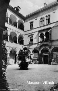 Altes Rathaus, Innenhof - Rathausplatz - alte historische Fotos Ansichten Bilder Aufnahmen Ansichtskarten 