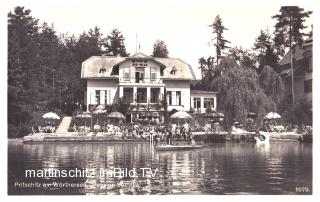 Pritschitz, Pension Seevilla - Klagenfurt Land - alte historische Fotos Ansichten Bilder Aufnahmen Ansichtskarten 