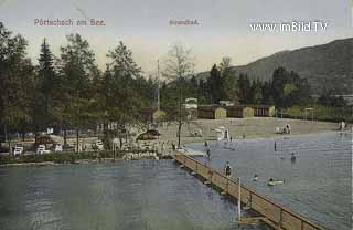 Strandbad - Klagenfurt Land - alte historische Fotos Ansichten Bilder Aufnahmen Ansichtskarten 