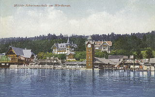 Militärschwimmschule - St. Martin   (12. Bez) - alte historische Fotos Ansichten Bilder Aufnahmen Ansichtskarten 