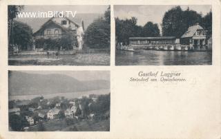 Gasthof Laggner in Steindorf - Steindorf am Ossiacher See - alte historische Fotos Ansichten Bilder Aufnahmen Ansichtskarten 