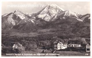 Drobollach, Bernold's Gasthof - Drobollach am Faaker See - alte historische Fotos Ansichten Bilder Aufnahmen Ansichtskarten 