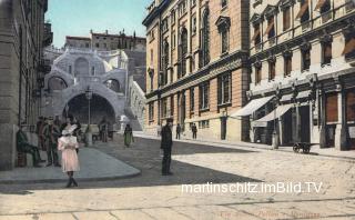 Triest, Via Silvio Pellico e Montuzza - Italien - alte historische Fotos Ansichten Bilder Aufnahmen Ansichtskarten 