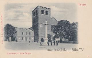 Triest, Cattedralede San Giusto - Italien - alte historische Fotos Ansichten Bilder Aufnahmen Ansichtskarten 