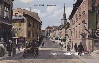 Villach, Hauptplatz - Villach-Innere Stadt - alte historische Fotos Ansichten Bilder Aufnahmen Ansichtskarten 