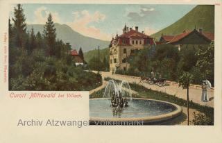Mittewald bei Villach, Curort  - Kärnten - alte historische Fotos Ansichten Bilder Aufnahmen Ansichtskarten 