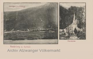 Vorderberg im Gailthale - Kärnten - alte historische Fotos Ansichten Bilder Aufnahmen Ansichtskarten 