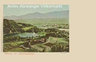Villach, St. Leonhardersee  - Kärnten - alte historische Fotos Ansichten Bilder Aufnahmen Ansichtskarten 