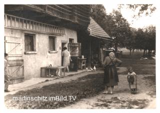 Wirtschaftsgebäude der Schusteritsch - Hube - Kärnten - alte historische Fotos Ansichten Bilder Aufnahmen Ansichtskarten 