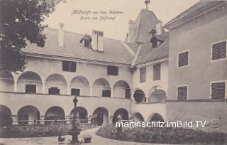 Millstatt Stiftshof - Kärnten - alte historische Fotos Ansichten Bilder Aufnahmen Ansichtskarten 