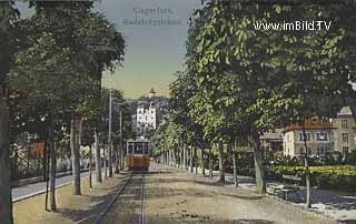 Blick Richtung Krezubergl - Villacher Vorstadt  (8. Bez) - alte historische Fotos Ansichten Bilder Aufnahmen Ansichtskarten 