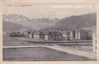Villach K.K. Jägerkaserne  - Kärnten - alte historische Fotos Ansichten Bilder Aufnahmen Ansichtskarten 