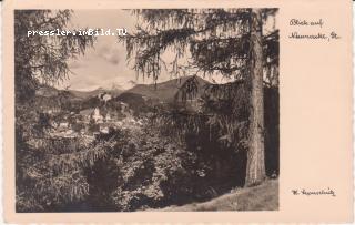 Blick auf Neumarkt - Steiermark - alte historische Fotos Ansichten Bilder Aufnahmen Ansichtskarten 