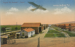 Wr. Neustadt - Flugfeld - alte historische Fotos Ansichten Bilder Aufnahmen Ansichtskarten 