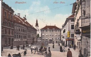Klagenfurt Alter Platz - Oesterreich - alte historische Fotos Ansichten Bilder Aufnahmen Ansichtskarten 