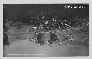 Luftbildaufnahme Steindorf - Steindorf am Ossiacher See - alte historische Fotos Ansichten Bilder Aufnahmen Ansichtskarten 