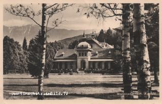 Warmbad Villach - Kurcafe - Kärnten - alte historische Fotos Ansichten Bilder Aufnahmen Ansichtskarten 