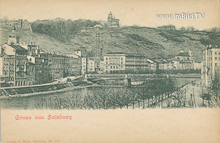 Salzburg - Salzburg(Stadt) - alte historische Fotos Ansichten Bilder Aufnahmen Ansichtskarten 
