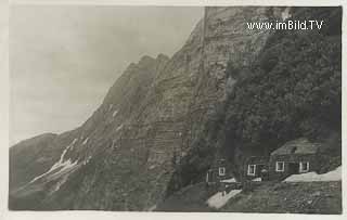 Kellerwand mit Kriegskavernen - Hermagor - alte historische Fotos Ansichten Bilder Aufnahmen Ansichtskarten 