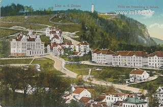 Villen am Römerberg - Linz - alte historische Fotos Ansichten Bilder Aufnahmen Ansichtskarten 