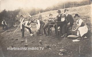 Böllerschießen in Egg am See - Egg am Faaker See - alte historische Fotos Ansichten Bilder Aufnahmen Ansichtskarten 