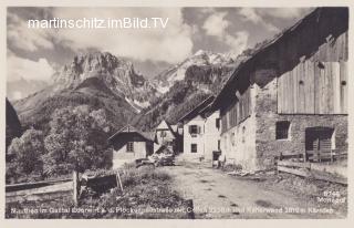 Mauthen, Edelwirt an der Plöckenstraße - Hermagor - alte historische Fotos Ansichten Bilder Aufnahmen Ansichtskarten 