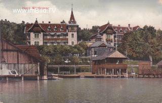 Klagenfurt, Hotel Wörthersee - Klagenfurt am Wörthersee - alte historische Fotos Ansichten Bilder Aufnahmen Ansichtskarten 