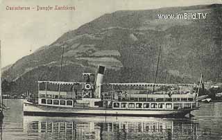 Dampfschiff Landskron - Bodensdorf - alte historische Fotos Ansichten Bilder Aufnahmen Ansichtskarten 