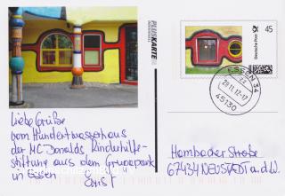 Hundertwasser, Ronald Mc Donald Haus - alte historische Fotos Ansichten Bilder Aufnahmen Ansichtskarten 