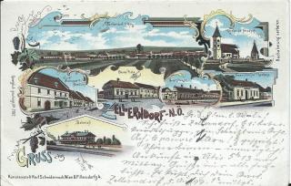 Gruss aus Zellerndorf - alte historische Fotos Ansichten Bilder Aufnahmen Ansichtskarten 