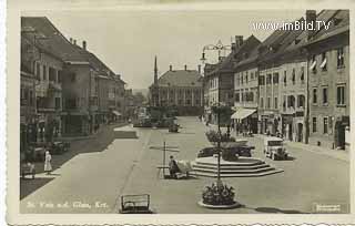 St. Veit - Hauptplatz - alte historische Fotos Ansichten Bilder Aufnahmen Ansichtskarten 