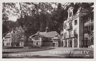 Warmbad Villach, Kuranstalt - alte historische Fotos Ansichten Bilder Aufnahmen Ansichtskarten 