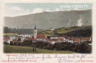 Hermagor - Blick Richtung Karnische Alpen - Hermagor - alte historische Fotos Ansichten Bilder Aufnahmen Ansichtskarten 
