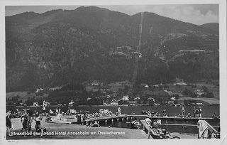 Annenheim von der Südseite des Ossiachersees - alte historische Fotos Ansichten Bilder Aufnahmen Ansichtskarten 