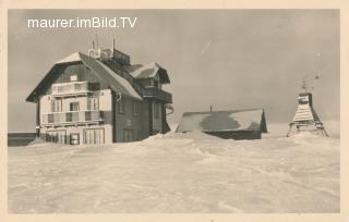 Gerlitzen Gipfelhaus im Winter - alte historische Fotos Ansichten Bilder Aufnahmen Ansichtskarten 