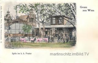 Wien, Spitz im Prater  - Wien,Leopoldstadt - alte historische Fotos Ansichten Bilder Aufnahmen Ansichtskarten 