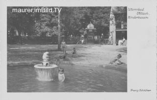Warmbad - Schwimmbad - Villach - alte historische Fotos Ansichten Bilder Aufnahmen Ansichtskarten 