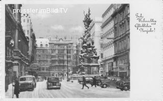 Graben, Weihnachtskarte - alte historische Fotos Ansichten Bilder Aufnahmen Ansichtskarten 