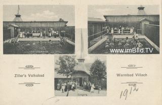 Zillerbad - Warmbad - alte historische Fotos Ansichten Bilder Aufnahmen Ansichtskarten 