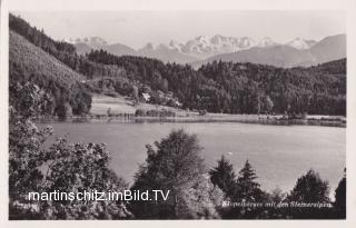 Klopeinersee mit Steineralpen - alte historische Fotos Ansichten Bilder Aufnahmen Ansichtskarten 