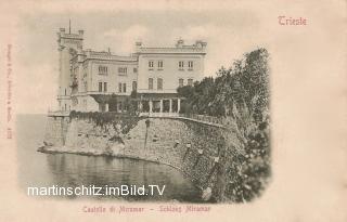 Trieste, Schloß Miramar - alte historische Fotos Ansichten Bilder Aufnahmen Ansichtskarten 