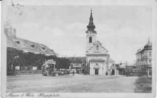 Mauer bei Wien,Hauptplatz - alte historische Fotos Ansichten Bilder Aufnahmen Ansichtskarten 